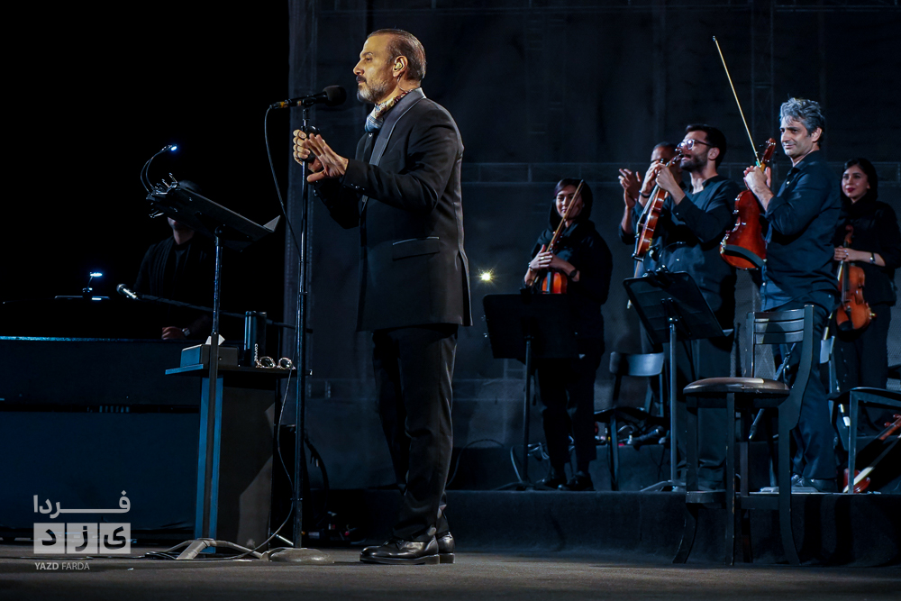 قدردانی علیرضا قربانی از همنوایی مردم یزد در کنسرت «ایرانم»