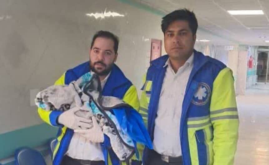 تولد نوزاد یزدی در منزل