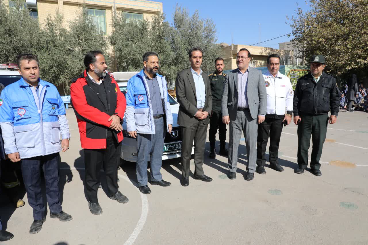 برگزاری بیست‌وهفتمین مانور سراسری زلزله و ایمنی در مدارس استان یزد