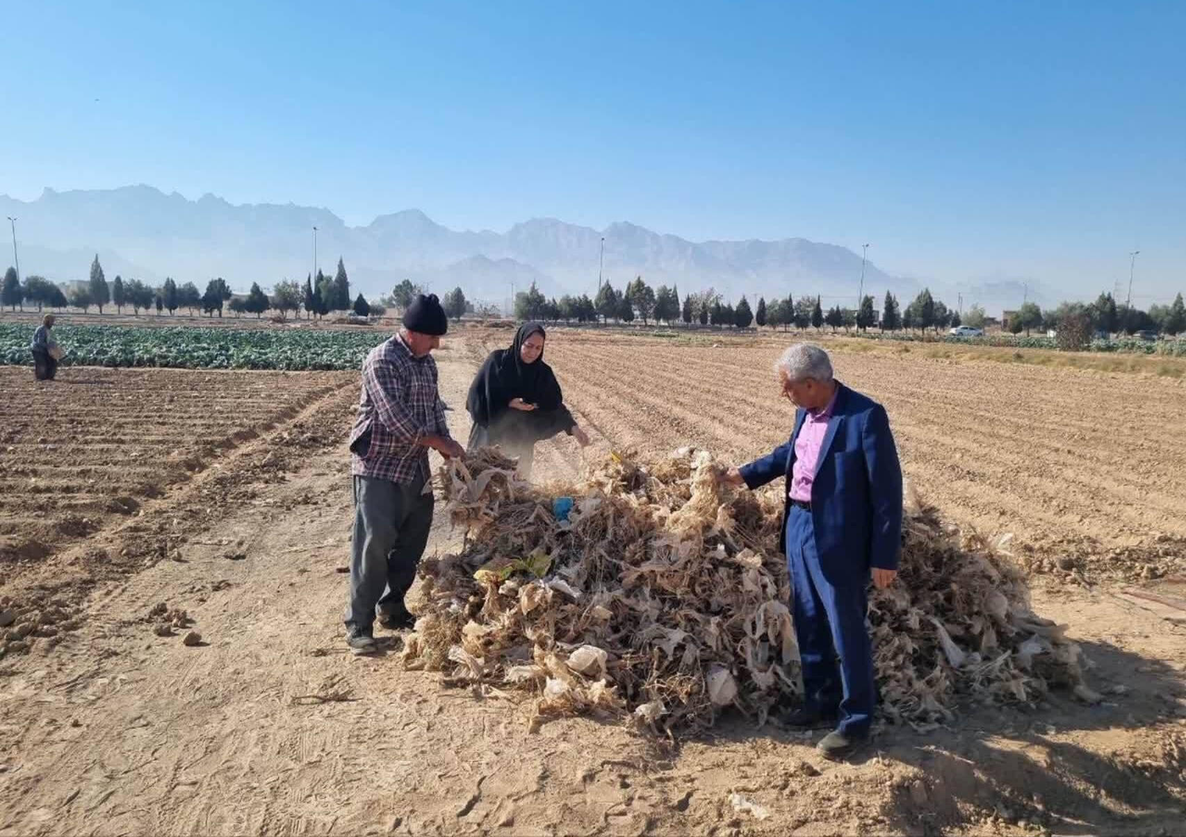 اجرای پویش جمع‌آوری زباله و پاکسازی خاک در یزد