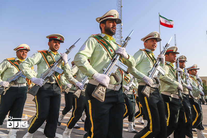 صبحگاه مشترک نیروی انتظامی استان یزد با حضور جانشین فرمانده کل انتظامی کشور