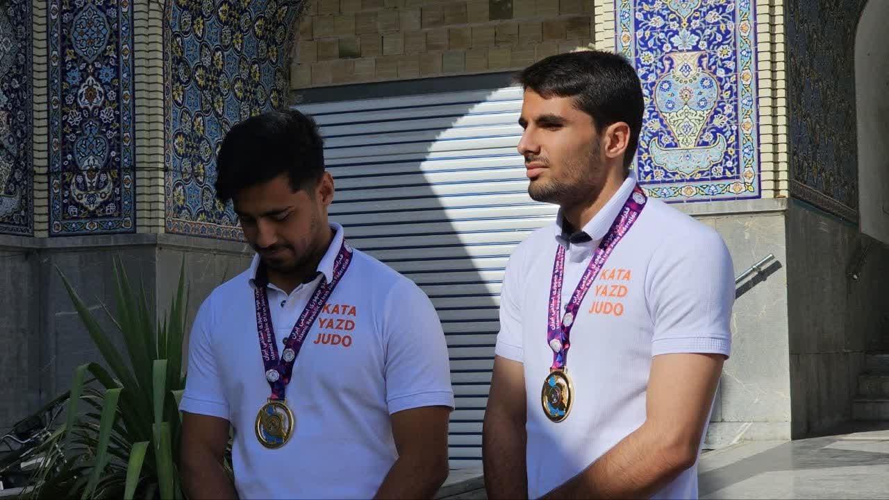 دو جودوکار بافقی برای دومین سال پیاپی قهرمان کشور شدند