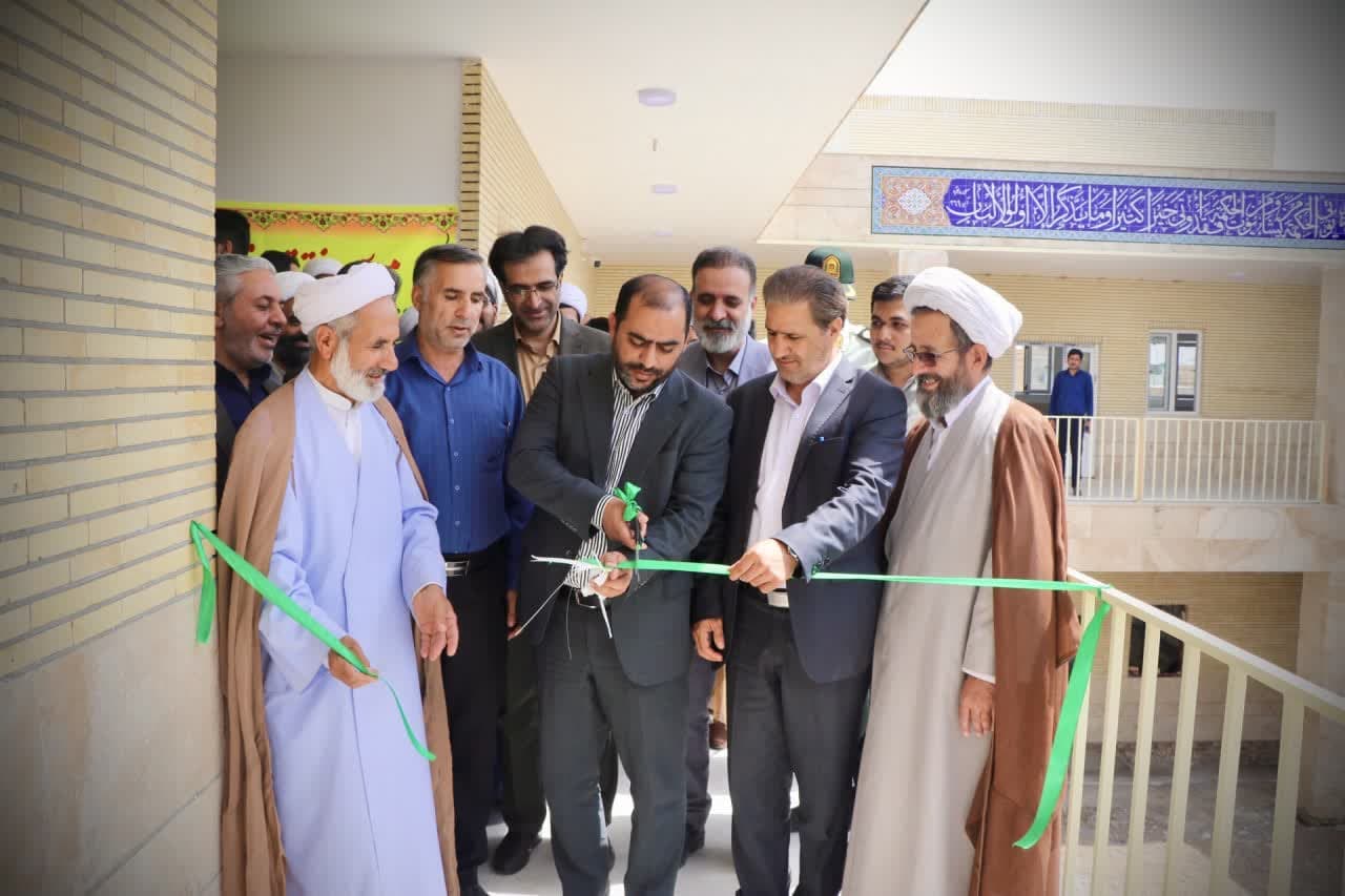 آیین بهره برداری از فاز اول حوزه علمیه حضرت مهدی (عج) شهرستان بهاباد