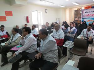 برگزاری انتخابات دو سالانه خانه‌های داوطلبان همزمان با سراسر کشور در جمعیت هلال احمر شهرستان تفت