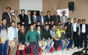 مدبرعامل ، کادر فنی و بازیکنان تیم فوتبال ساحلی گلساپوش یزد تجلیل شدند