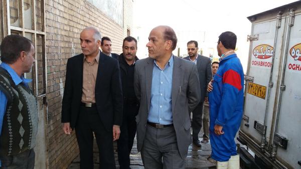 گزارش تصویری:بازدید دو مدیر کل از کشتارگاه صنعتی مهریز