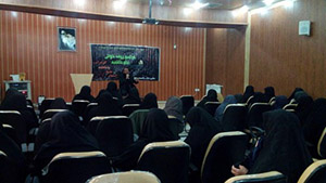  مراسم عزاداری شهادت حضرت فاطمه زهراء(س)با حضور سالمندان در خانه سالمندان نشاط مهریز