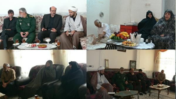 مسئولان اقتصاد و دارایی یزد با خانواده های معظم شهدا دیدار کردند 