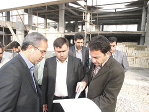 بازدید معاون وزیرارشاد از پروژه در دست احداث تالارمرکزی یزد