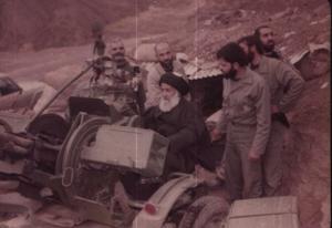 آیت الله سید محمد میر غنی زاده در زمان جبهه و جنگ 