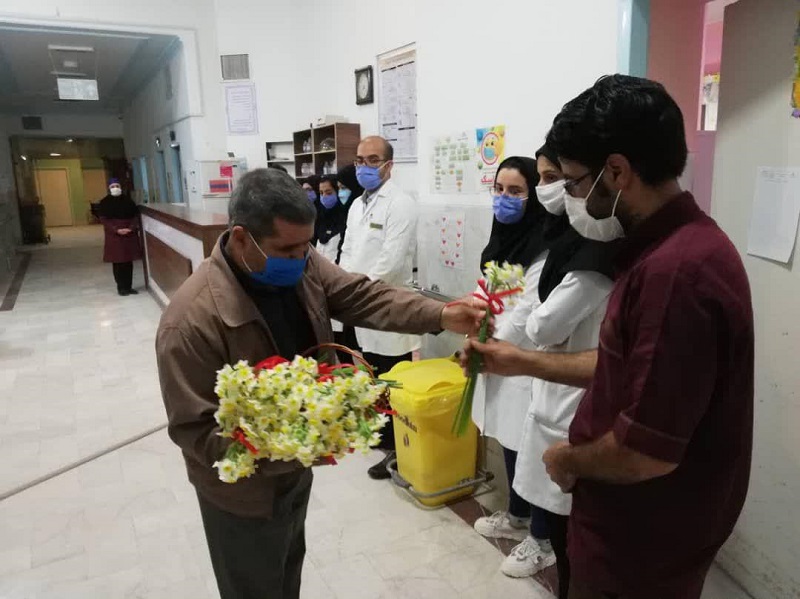به مناسبت روز پرستار صورت گرفت